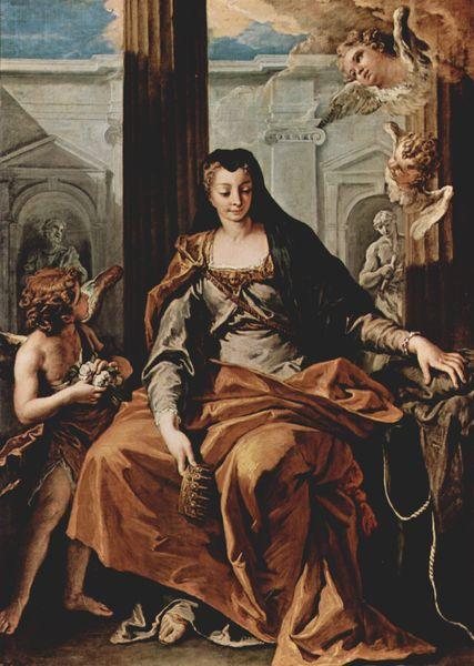 Sebastiano Ricci Elisabeth von Ungarn oil painting image